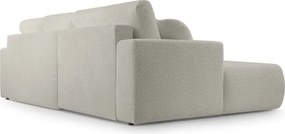 Narożnik VELO wolnostojący układ L strona Prawa z funkcją spania w tkaninie Coral 65