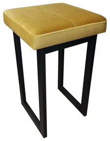Taboret MAESTRO LOW MG VELVET musztardowy/curry ATOS