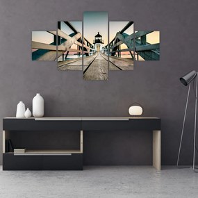 Obraz - Na molo (125x70 cm)