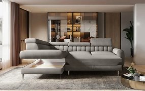 Narożnik NAVAS L z funkcją spania tkanina Promocyjna CURIO 83 WERSAL