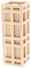 Beżowy ręcznie wykonany wazon z żywicy polimerowej (wysokość 30 cm) Lyng – Villa Collection
