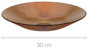 Prążkowana misa AMBER, Ø 30 cm