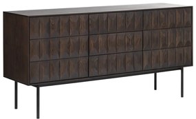 Brązowa komoda Unique Furniture Latina, dł. 160 cm