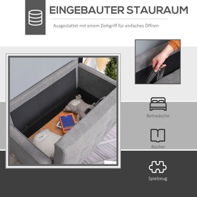 Dwuosobowa sofa HOMCOM sofa z tkaniny