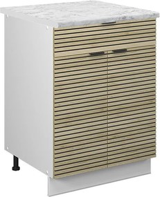 Szafka dolna do kuchni panel dębowy 60x60x82 fame-line