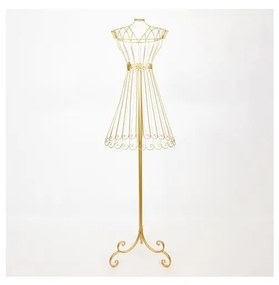 Wieszak stojący 142x40,5 cm złoty