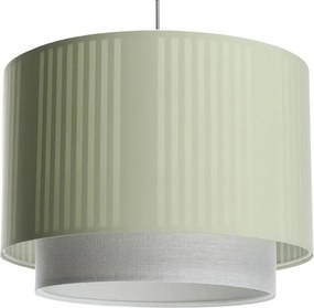 Lampa wisząca DUO LAMI LINE 40 zielona/kremowa