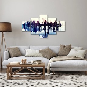 Obraz muzyków (125x70 cm)