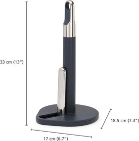 Ciemnoszary plastikowy stojak na ręczniki papierowe Hold – Joseph Joseph