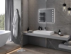 Mexen Ner lustro łazienkowe podświetlane 80 x 60 cm, LED 6000K, antypara - 9809-080-060-611-00