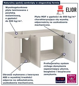 Kaszmirowa wisząca szafka pod umywalkę  L5-F62