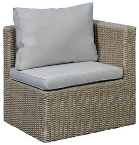 Beżowo-jasnobrązowy zestaw mebli ogrodowych dla 2 osób Modular – Unique Furniture
