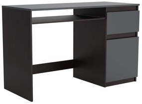 Biurko komputerowe młodzieżowe szkolne 120 cm REMI1 Wenge/Antracyt