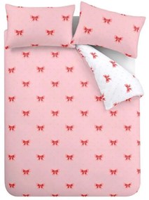 Różowa pościel dwuosobowa 230x220 cm Dotty Bows – Sassy B