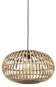 Orientalna lampa wisząca bambusowa 44 cm - Amira