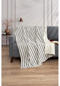 Biały/antracytowy koc 150x190 cm Soren Wellsoft – Mijolnir