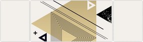 Obraz - Kształty geometryczne N⁰4 (170x50 cm)