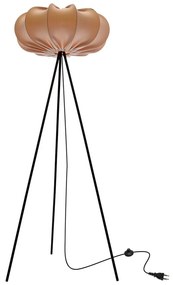 Beżowa lampa stojąca z tekstylnym kloszem (wysokość 147 cm) Cafee – Candellux Lighting