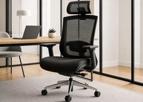 Copeglu – ergonomiczny fotel obrotowy biurowy z regulowanym oparciem i podłokietnikami