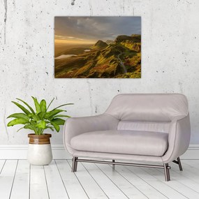 Obraz pasma górskiego (70x50 cm)
