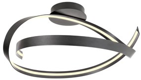 Redo 01-3614 - Czarna ściemnialna oprawa sufitowa IMPULS LED/34W/230V