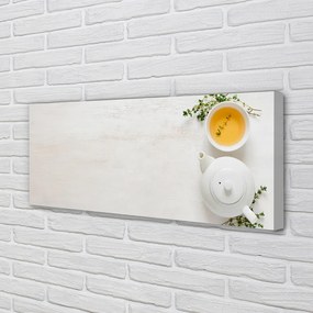 Zdjęcie na płótnie Dzbanek Gorącej Herbaty