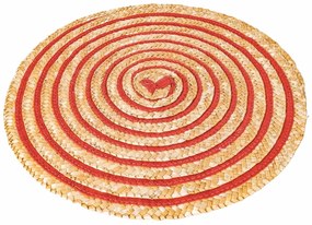 Maty stołowe z rafii zestaw 6 szt. ø 38 cm Spiral – Villa d'Este