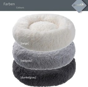 Petstuff Legowisko dla psa, okrągłe, beżowe, 60 cm