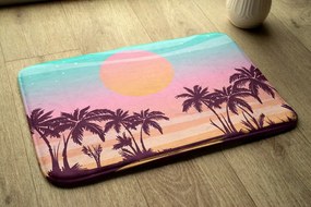 Antypoślizgowy dywanik łazienkowy Antypoślizgowy dywanik łazienkowy Tropikalna plaża