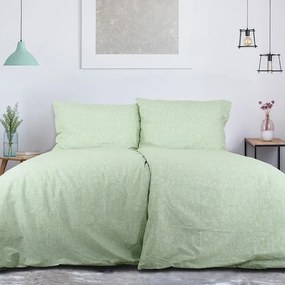 B.E.S. Petrovice Pościel krepa Top Class Greenflowers, 140 x 200 cm, 70 x 90 cm