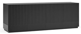 Czarny kredens Teulat Doric, szer. 200 cm
