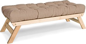 Ławka 1,4x0,5x0,43 m beżowa Allegro