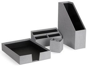 Kartonowe organizery zestaw 4 szt. Hugo Canvas Paper Laminate – Bigso