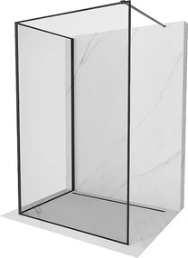 Mexen Kioto ścianka prysznicowa Walk-in 140 x 120 cm, czarna ramka, czarna - 800-140-212-70-70-120