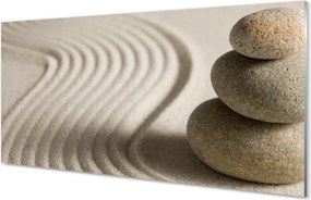 Szkło do Kuchni na Ścianę Tekstura Piaskowca i Piasku