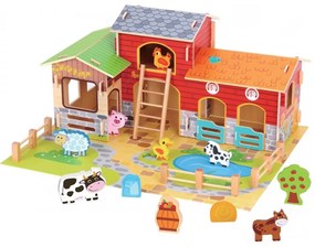 Woopie green mega farma figurki zwierząt stajnia obora kurnik 18 el.
