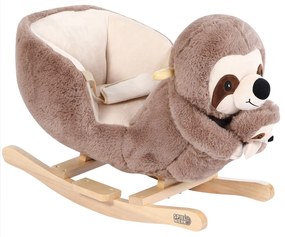 Spielwerk Leniwiec na biegunach z pasem bezpieczeństwa, brązowy