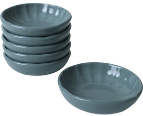 Zestaw 6 misek kamionkowych Laguna 12 cm, naftowy