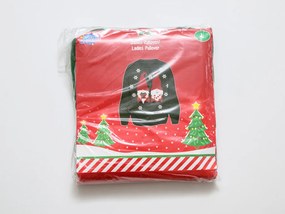 Świąteczny sweter damski GNOME ciemnozielony - różne rozmiary Wielkość: XL