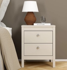 Szafka nocna z 2 szufladami Madrid, kaszmir mat