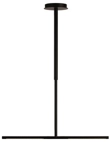 Czarna metalowa lampa wisząca LED z metalowym kloszem Omni Ceiling – UMAGE