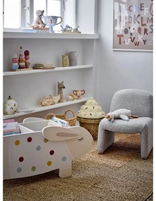 Dziecięcy kosz na zabawki z trawy morskiej w naturalnym kolorze ø 28x41 cm Cillie – Bloomingville Mini