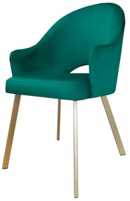 Krzesło obrotowe Velvet podstawa Profil złota MG20