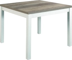 Kwadratowy drewniany rozkładany stół 90x90 cm 180x90 cm - POSITANO