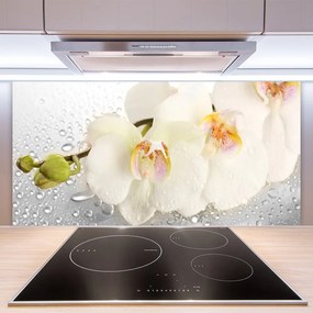 Szkło do Kuchni na Ścianę Romantyczna Kompozycja Kwiatowa