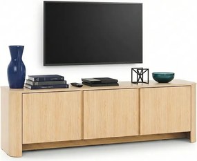 Nowoczesna szafka pod telewizor do salonu dąb vicenza C0-H59