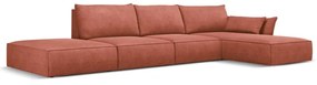 Czerwony narożnik (prawostronny) Vanda – Mazzini Sofas