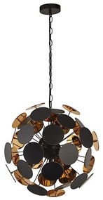 Searchlight 3074-4BG - Żyrandol na lince DISCUS 4xE14/60W/230V