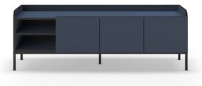 Niebieska szafka pod TV 160x55x42 cm Adara – Marckeric