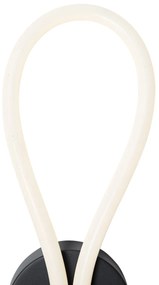 Nowoczesny Kinkiet / Lampa scienna czarny z LED z 3-stopniową regulacją - Keri Nowoczesny Oswietlenie wewnetrzne